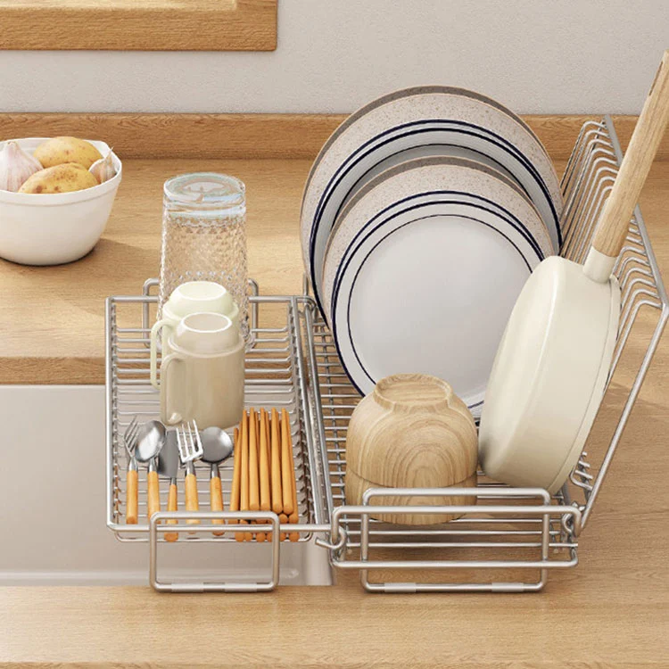 Stainless Steel Dish and Spoon Draining Rack