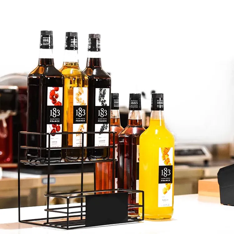 লাইনার স্পেস-সেভিং কাউন্টারটপ র্যাক স্পাইস অর্গানাইজার